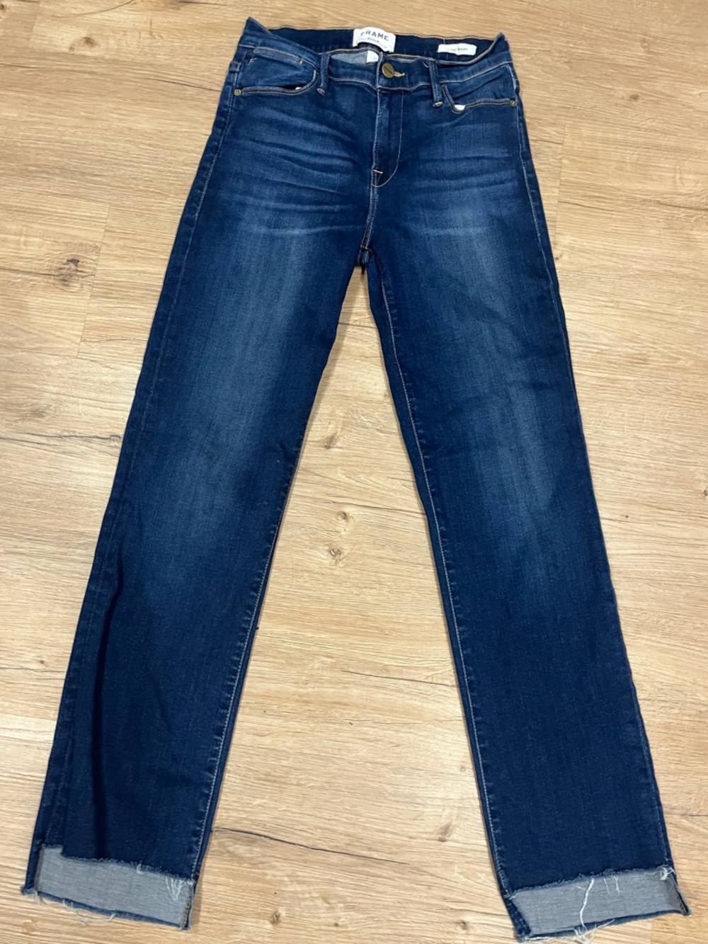 FRAME Le High Straight Jeans Size 26